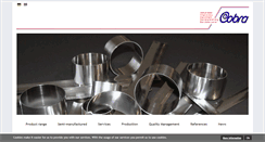 Desktop Screenshot of cobra-bandstahl.de